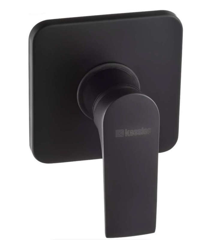 Matt Black Square Shower Mixer
